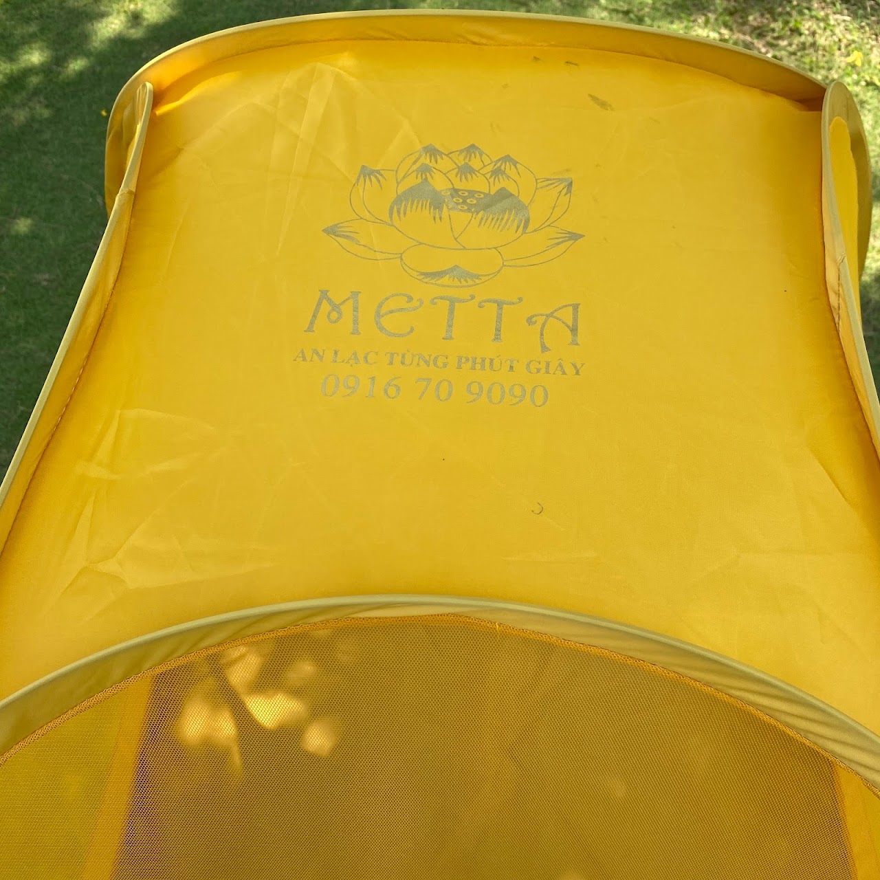 Mùng / Màn Thiền Tự Bung - METTA - 1M2 Vuông - Màn ngồi thiền - Hàng Chính Hãng