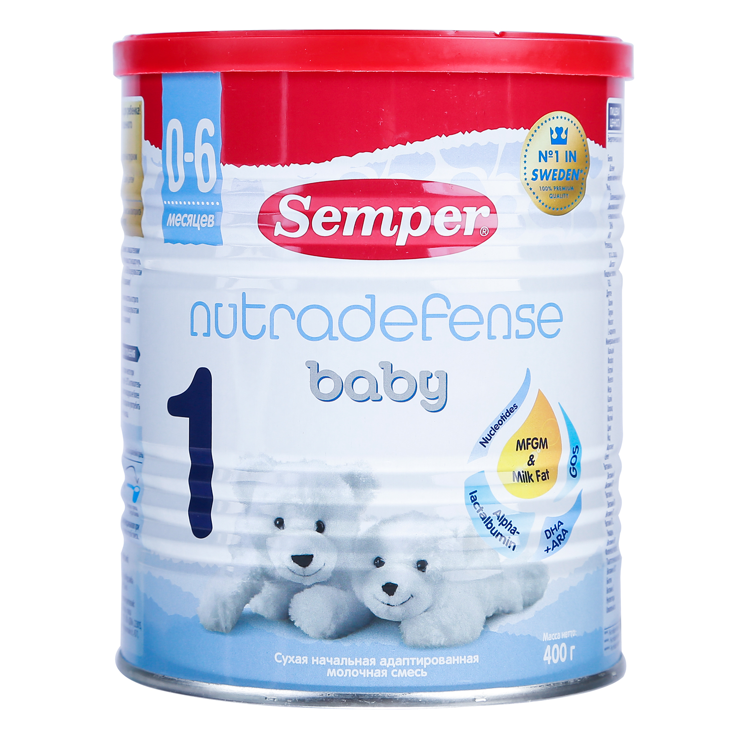 Sữa béo Semper Nga Nutradefense Số 1 400gr (cho bé từ 0-6M