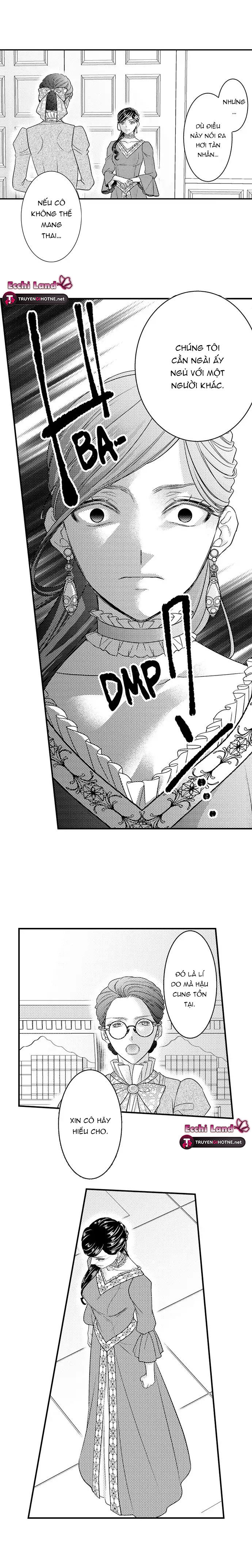 chuyển sinh vào thế giới khác ~ nếu muốn trở thành nữ hoàng hãy tìm cách để được hoàng đế sủng ái vào ban đêm chapter 65.1 5