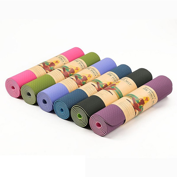 Combo 01 Dụng cụ tập bụng, eo đa năng đế hút chân không + Thảm Yoga TPE cao cấp 6mm