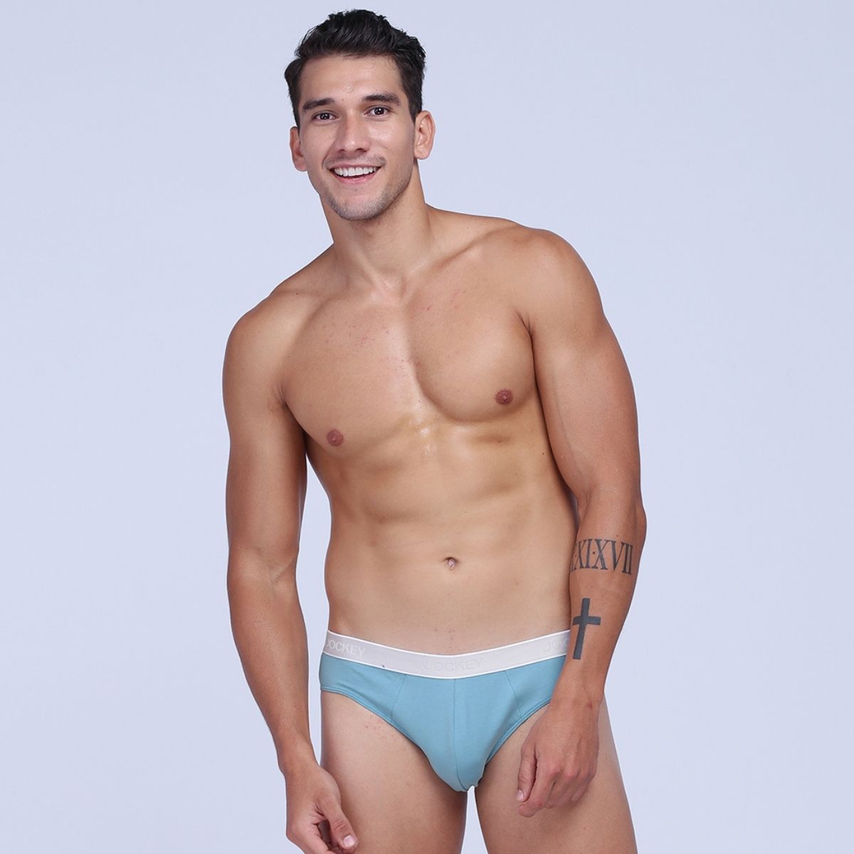 Quần Lót Nam Jockey Tam Giác Bản To Thun Cotton Compact - JMMB7336