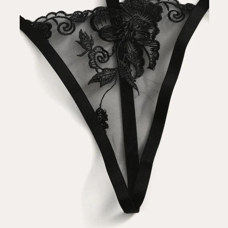 Người Phụ Nữ Ren Hoa Nội Y Sọc Và Thông Áo Ngực Sexy Siêu Mỏng Quần Lót Set Bộ Áo Ngực Set Quần Lót Áo
