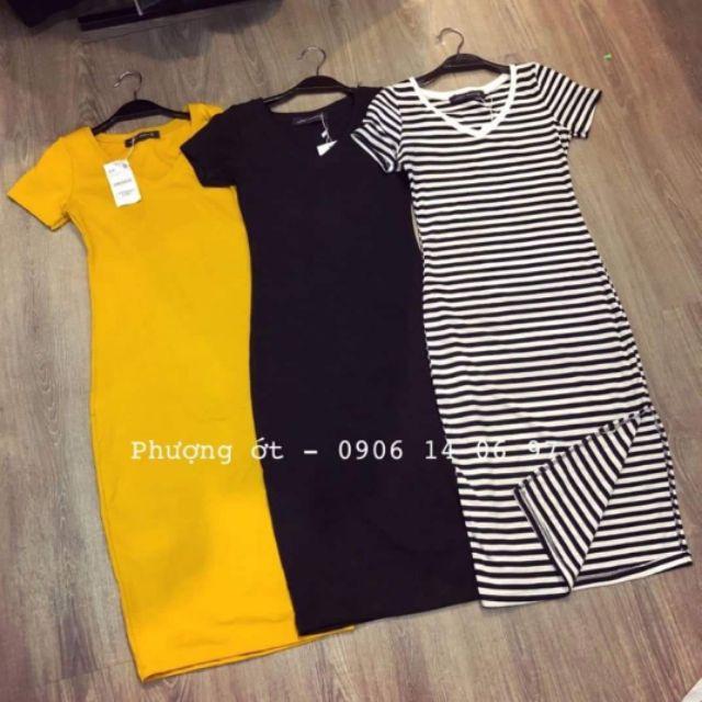 ĐẦM BODY XẺ HÔNG CHẤT THUN ĐẸP_ĐẦM ÔM BODY SIÊU ĐẸP