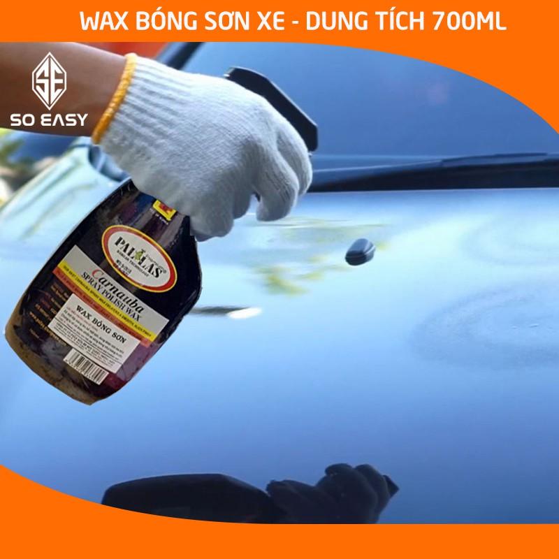 Dung dịch dưỡng bóng sơn xe Spray Polish Wax 700ml,chai xịt dưỡng bóng sơn xe máy,làm nổi bật màu sắc sơn_P-0701