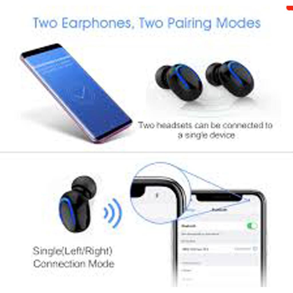 Tai Nghe Bluetooth Không Dây Q32 TWS - Chống Nước - Nghe 60h - Tích Hợp Micro - Tự Động Kết Nối