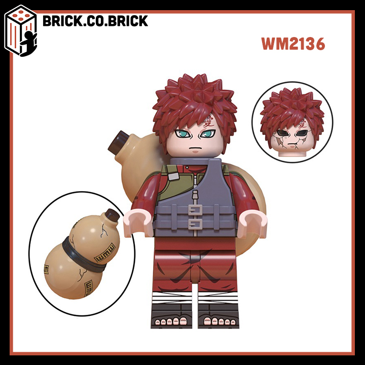 Đồ chơi Lắp ráp Hokage Mizukage Kazekage Raikage Làng Cát Làng Đá Gaara Temari Kankuro WM6111