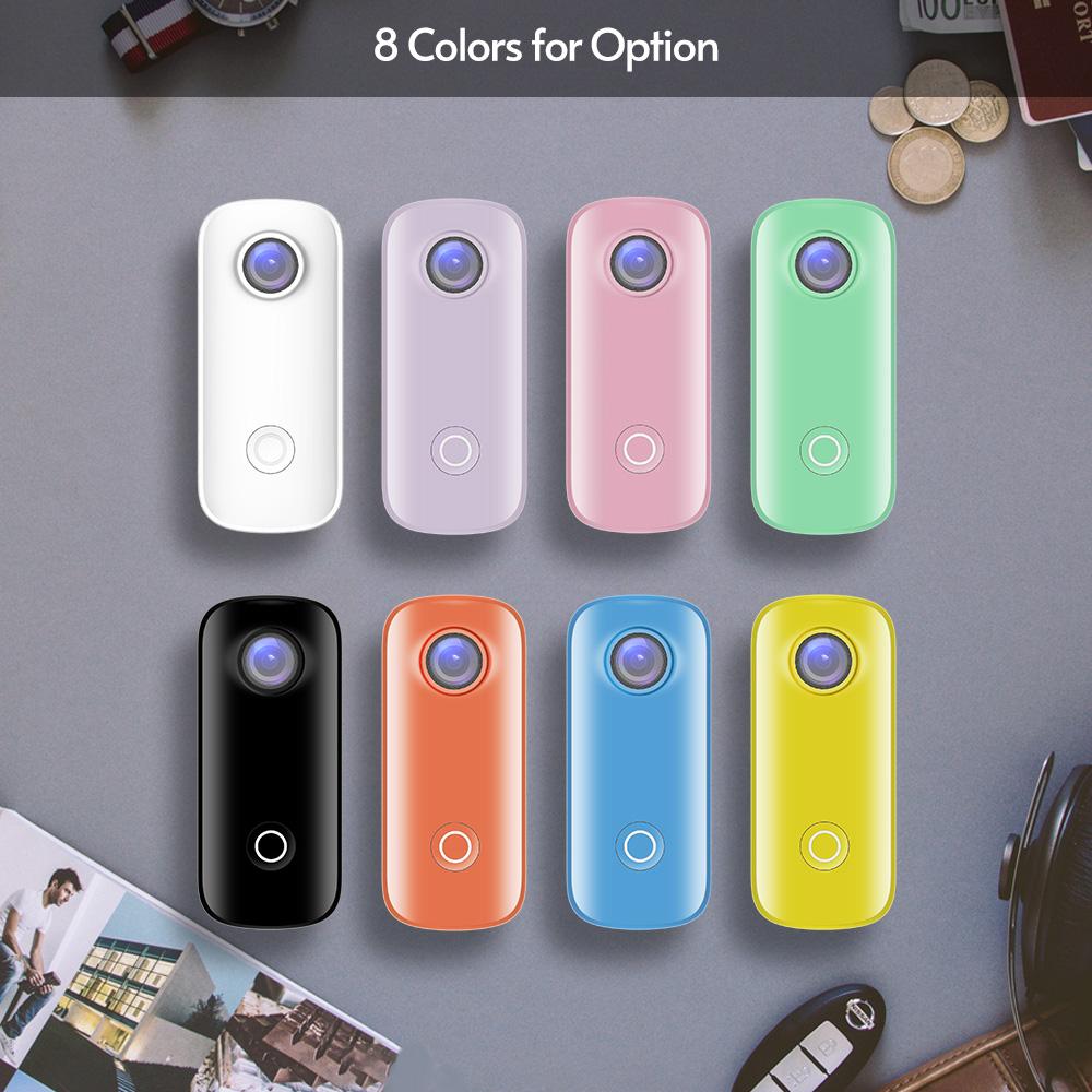 SJCAM C100+ Mini Action Camera 2K Video Digital Camera 30M Waterproof Magnetic Body WiFi Connection APP Sharing Sport Camera