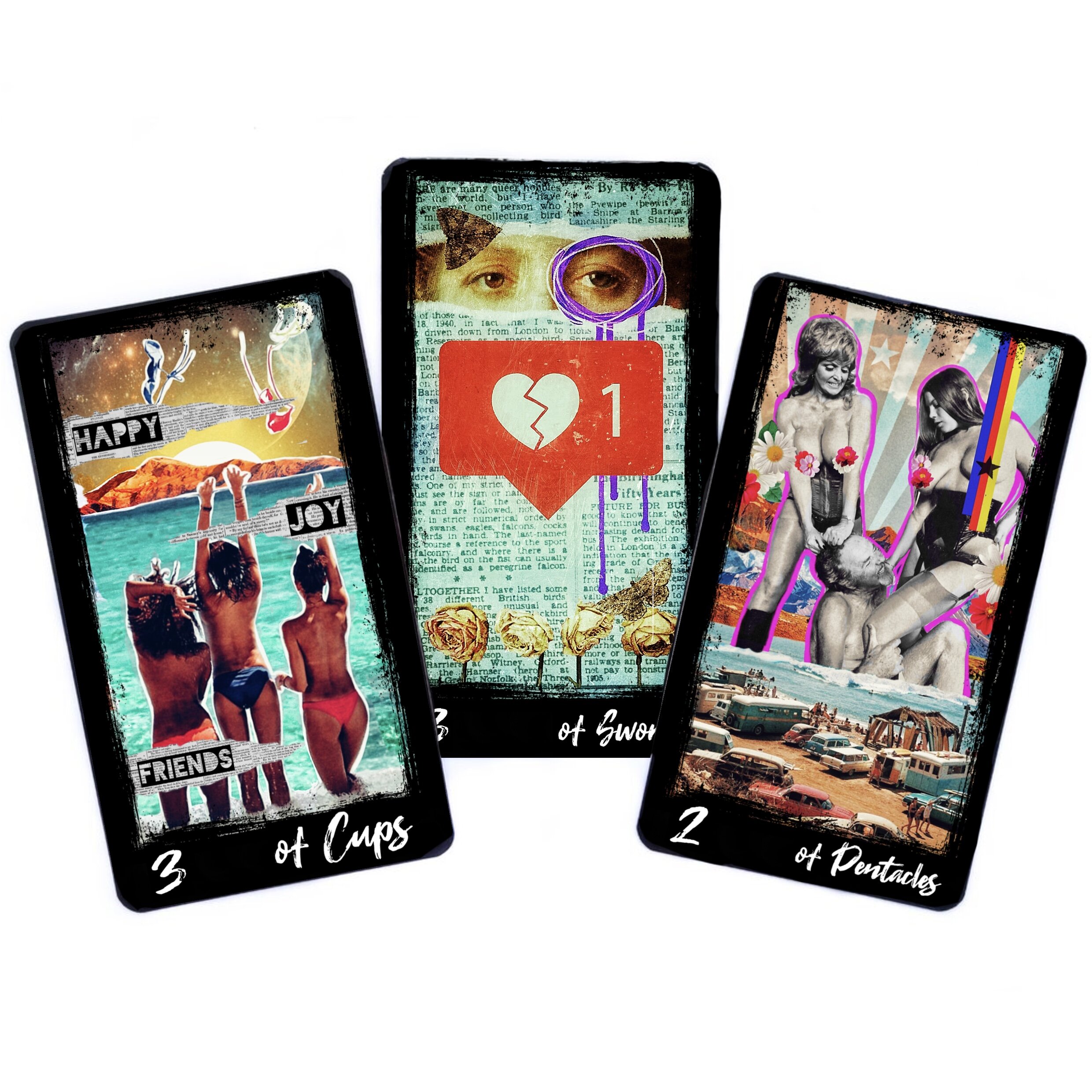 Bộ bài Badass Tarot 78 lá bài đá thanh tẩy