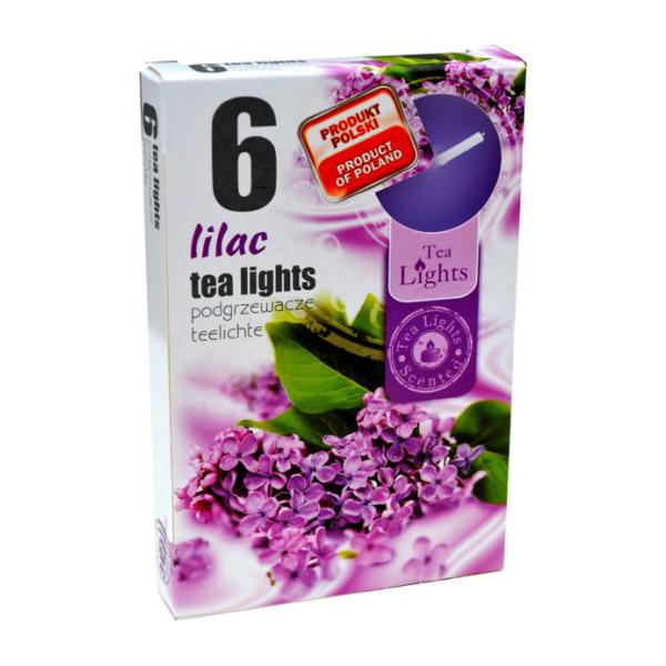 Hộp 6 nến thơm Tea lights Admit Lilac ADM1423 (Hoa tử đinh hương)