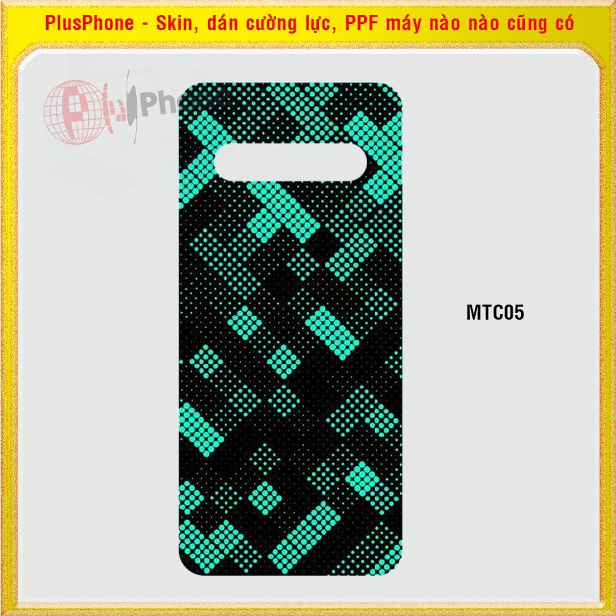 Dán Skin cho điện thoại LG V40, V50, V50s, V60 thinQ màu Matrix camo