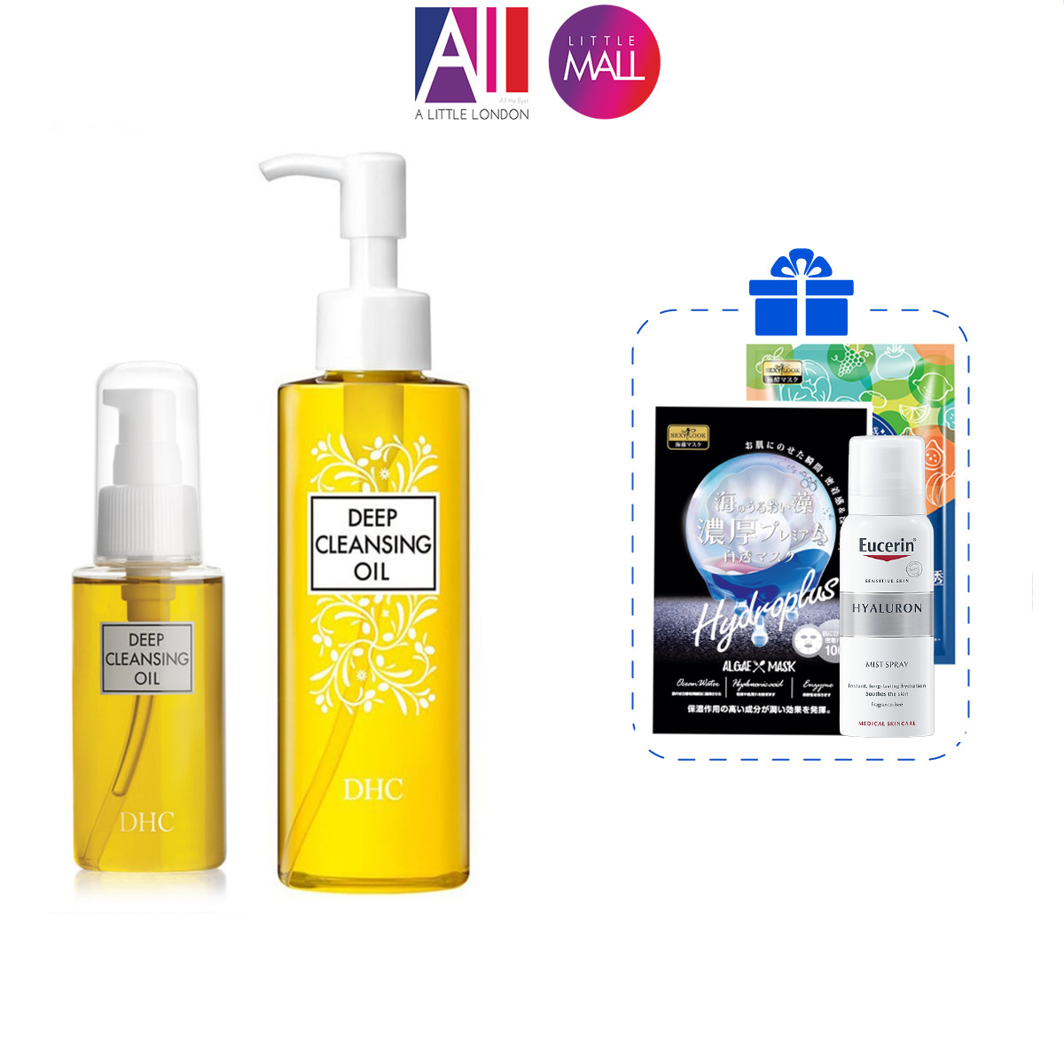 Dầu tẩy trang DHC olive deep cleansing oil TẶNG Ampoule chống lão hóa Martiderm / xịt dưỡng Eucerin (Nhập khẩu)