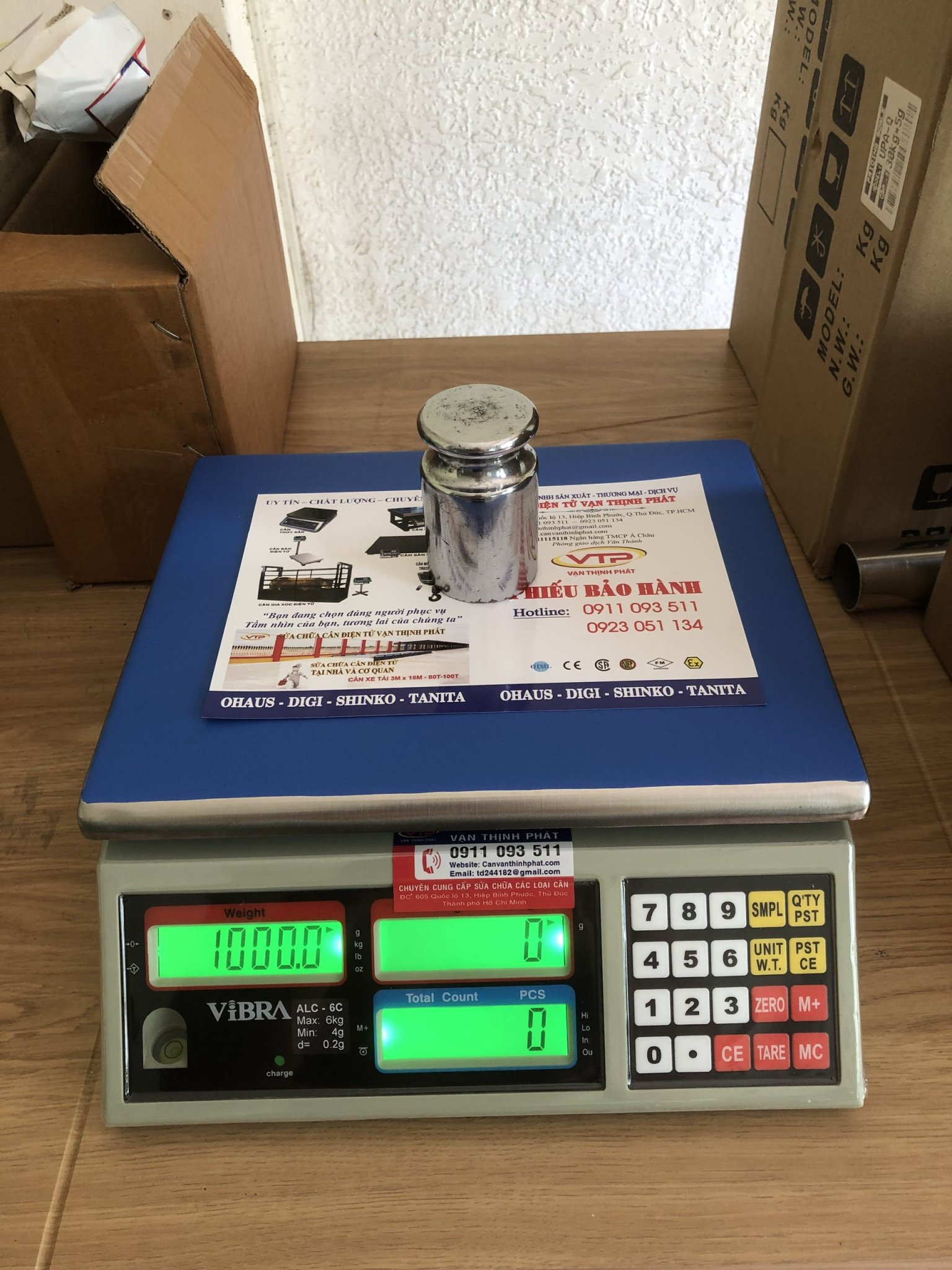 Cân Điện Tử VIBRA ALC 30 kg