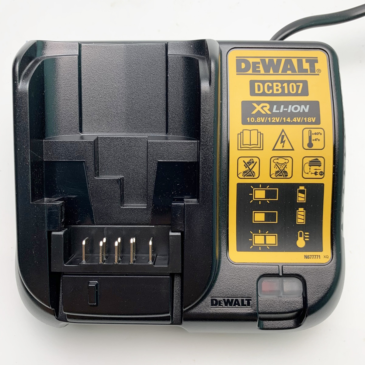 Sạc pin Dewalt 10.8v-18v DCB107-B1 - Hàng chính hãng