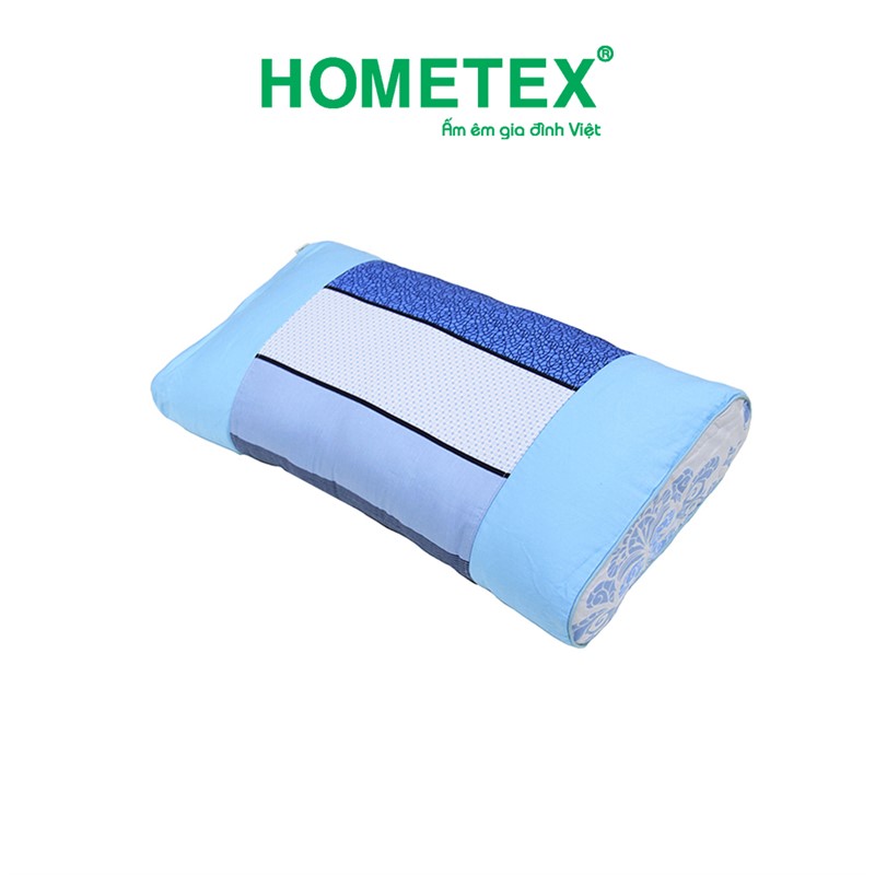 Gối đầu 35x50cm cotton hình khối Hometex - Giao màu ngẫu nhiên