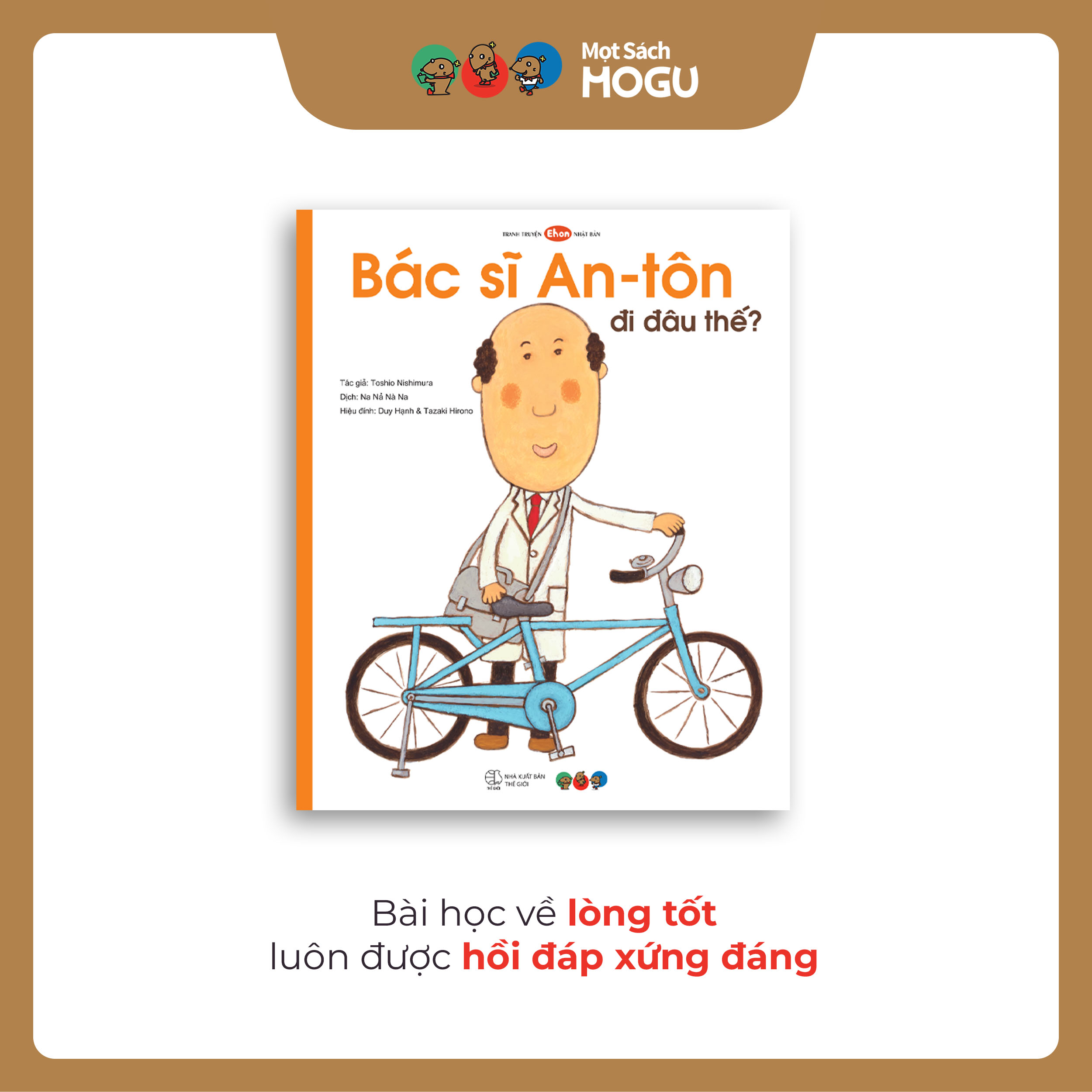 Truyện Ehon bé 3-4-5 tuổi - Bác sĩ Anton - Đi đâu thế?