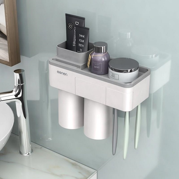 Kệ để đồ nhà tắm cốc hít cao cấp