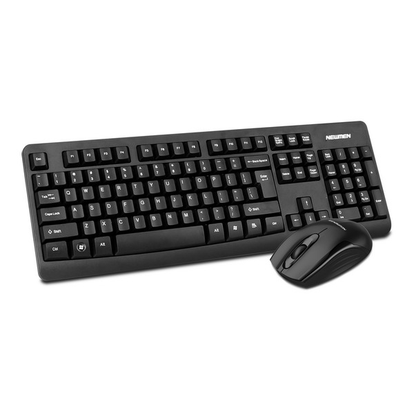 Bộ bàn phím chuột máy tính không dây Newmen K122 Black _ Hàng chính hãng