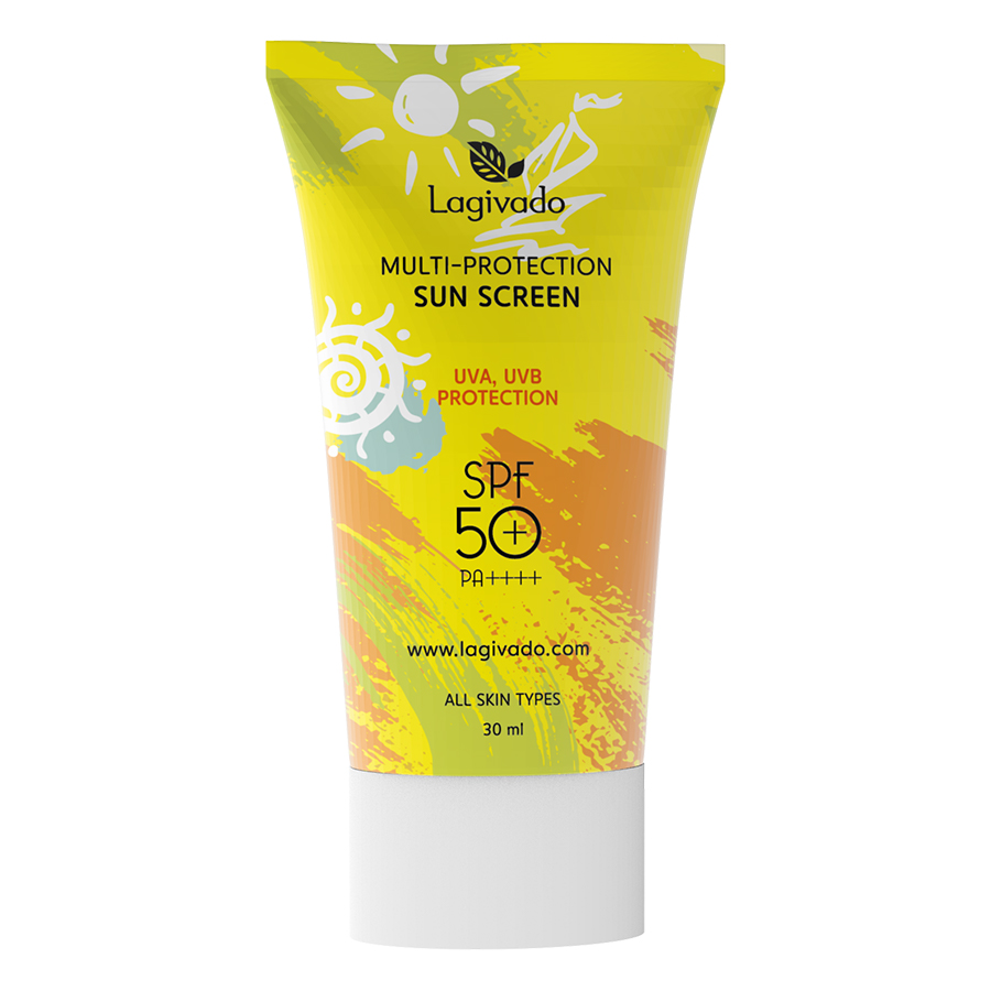 Kem chống nắng Hàn Quốc Lagivado dành cho cả da dầu mụn, nhạy cảm Multi-Protection Sun Screen SPF50+ PA++++ - 30g