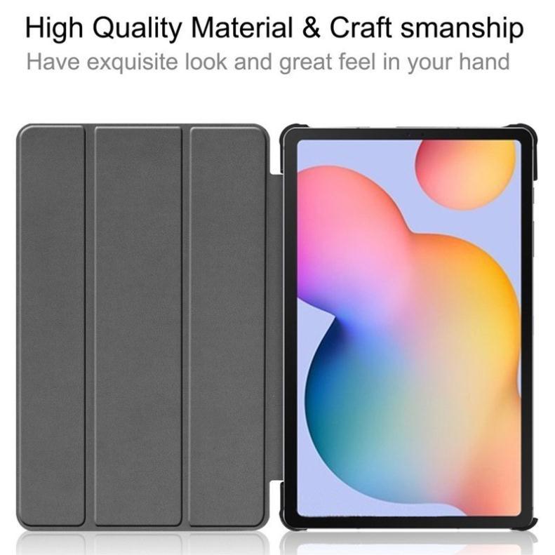 Bao Da Cover Cho Máy Tính Bảng Samsung Galaxy Tab S6 Lite 10.4 (2020) P610 / P615 Hỗ Trợ Smart Cover