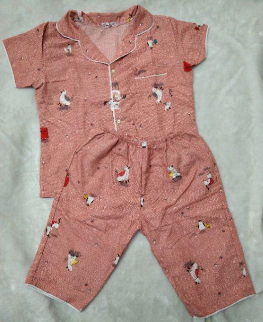 Bộ pijama kate thái