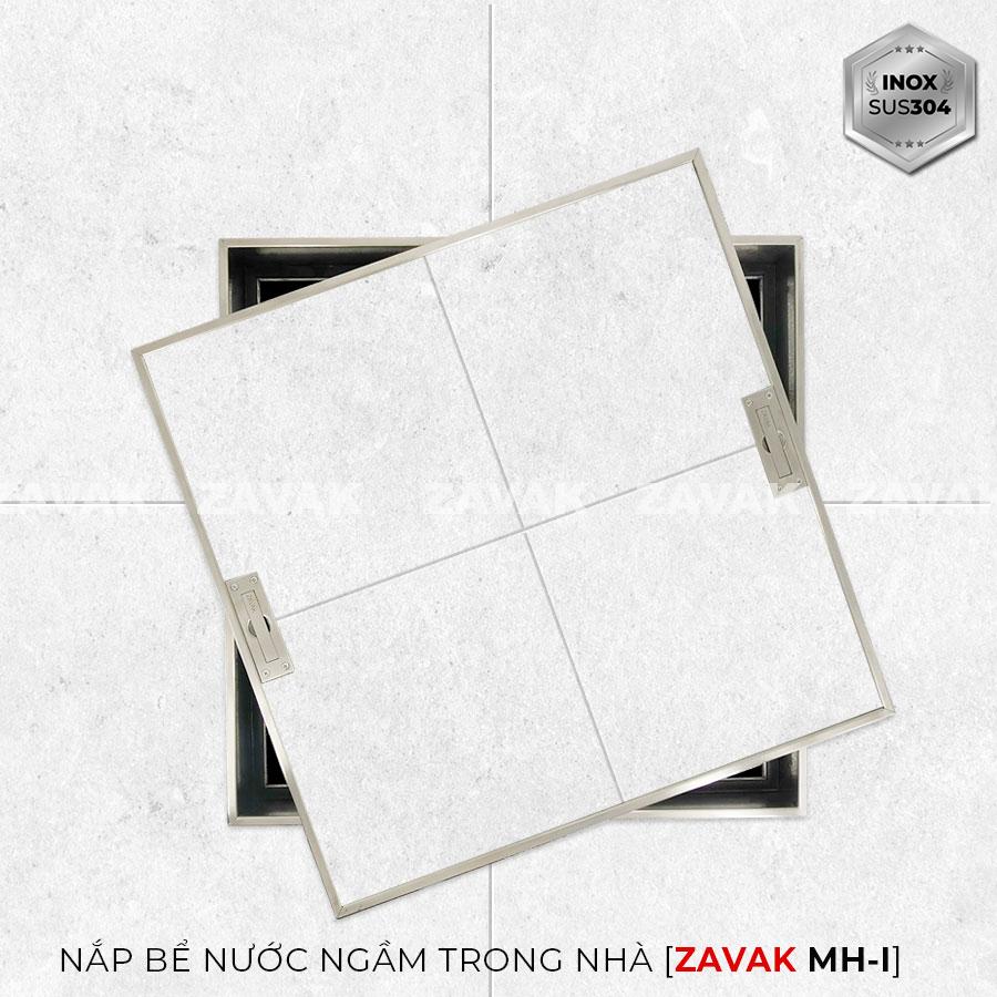 Nắp bể ngầm Inox Zavak MHI 450x450