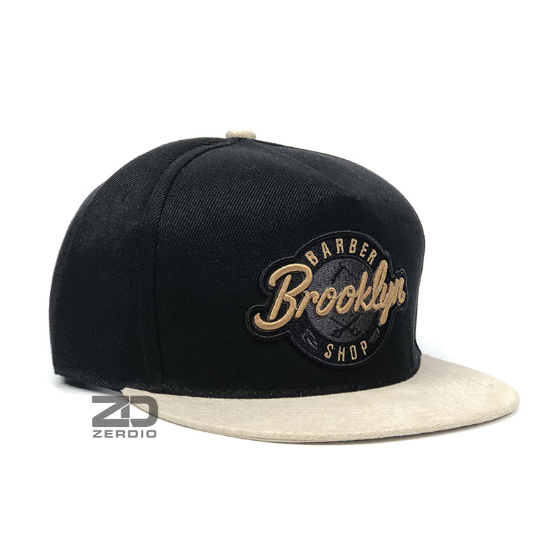 Nón lưỡi trai Snapback Baber Brooklyn đen đẹp, phong cách hiphop cho cả nam và nữ