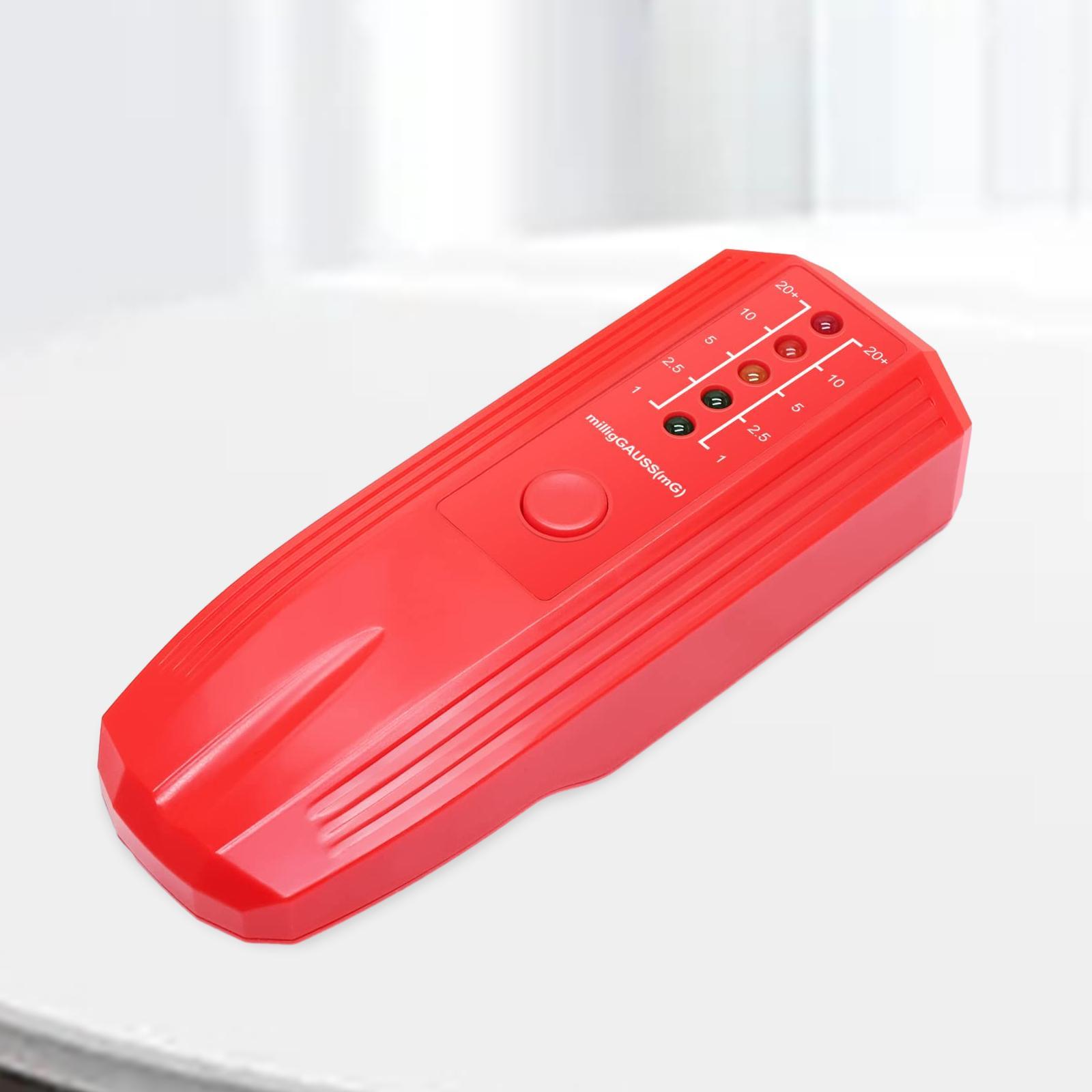 EMF Tester Testing Tool Portable Digital EMF Monitor with LED Indicator Light for Household Measuring Equipment Office Electromagnetic Field