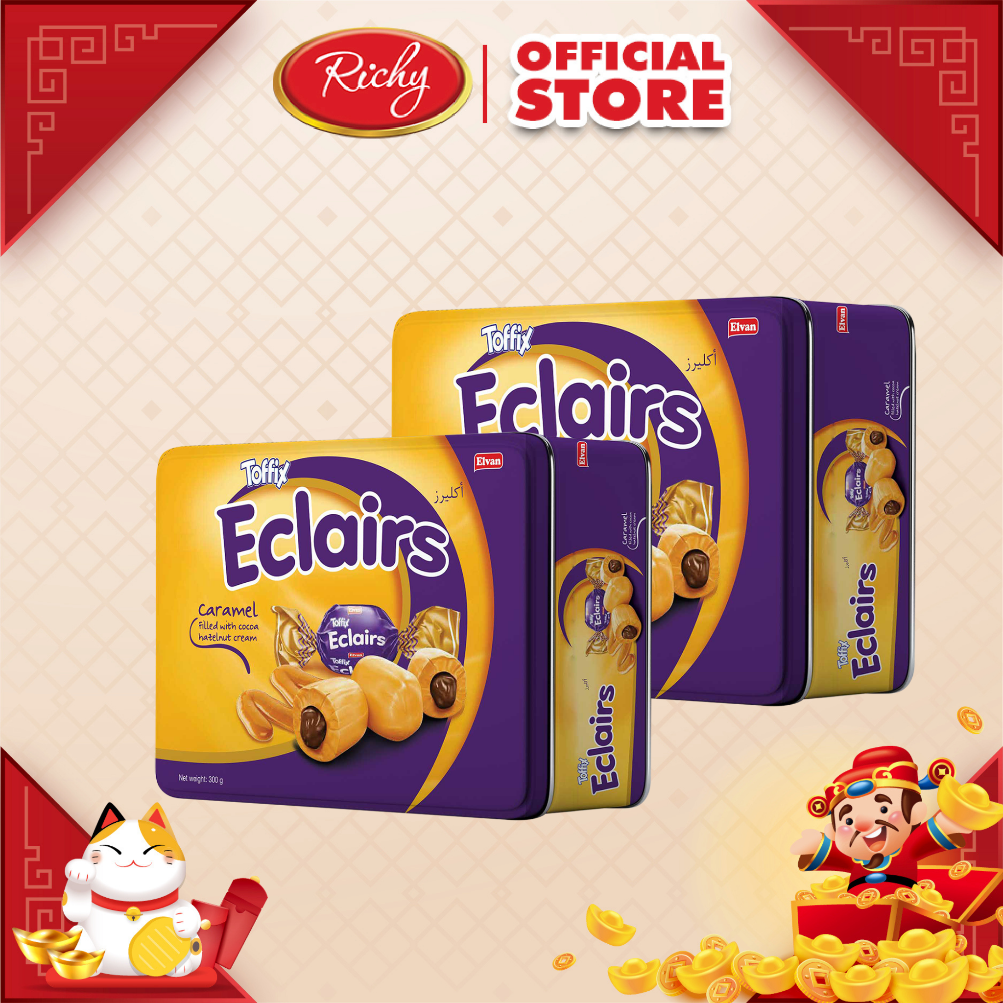 Kẹo Elvan Eclairs HT 600g