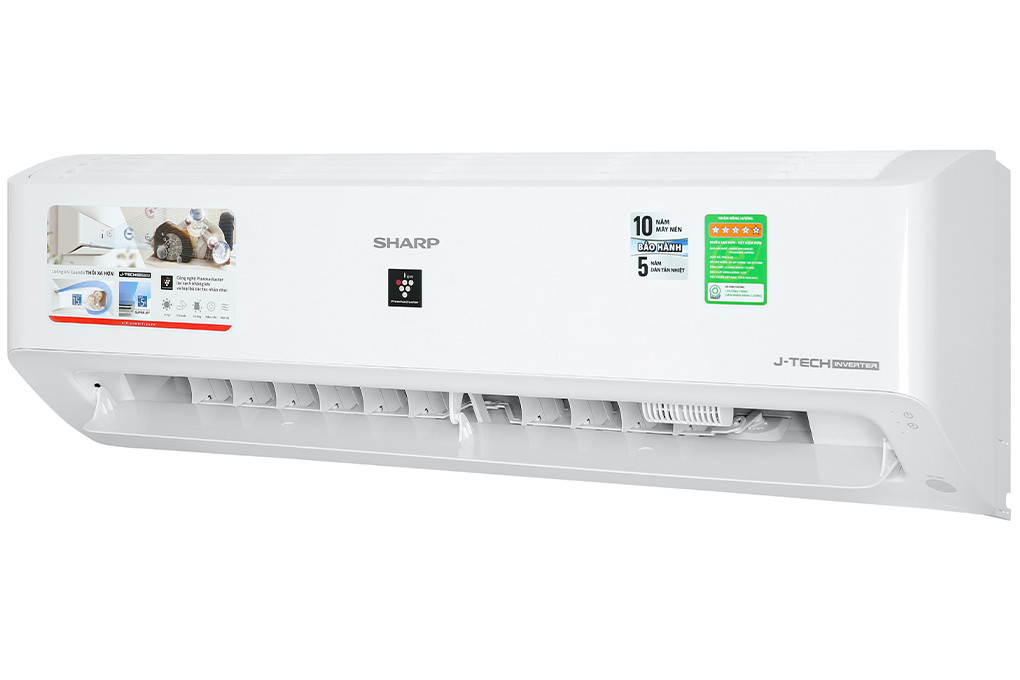 Máy lạnh Sharp Inverter 1.5 HP AH-XP13YMW Model 2021 - Hàng chính hãng (chỉ giao HCM)