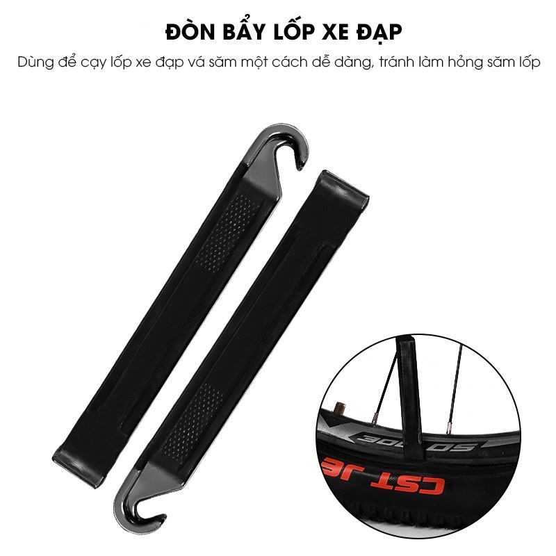 Bộ Vá Săm Xe Đạp Đầy Đủ 13 Chi Tiết - Vá Xe Đạp Chuyên Dụng
