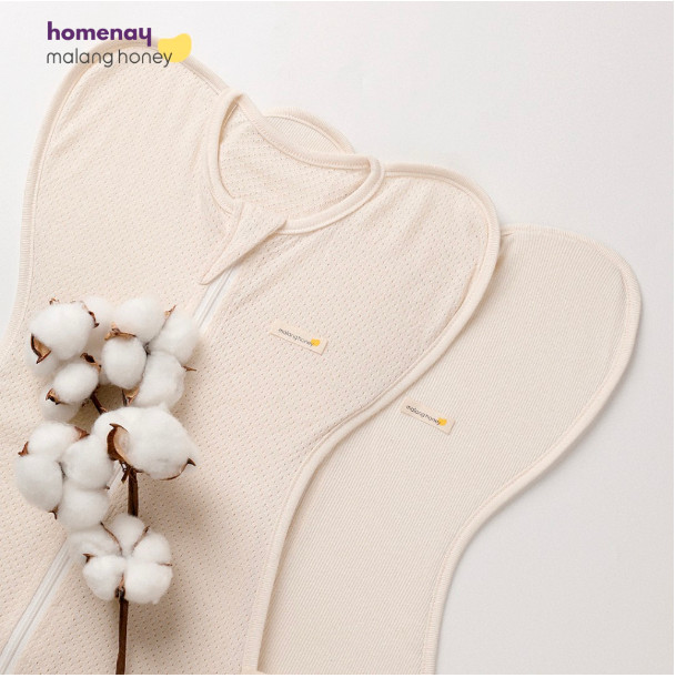 Nhộng chũn cho bé Malang Honey Vải Tre Bamboo và Vải Mesh lưới Hàn Quốc