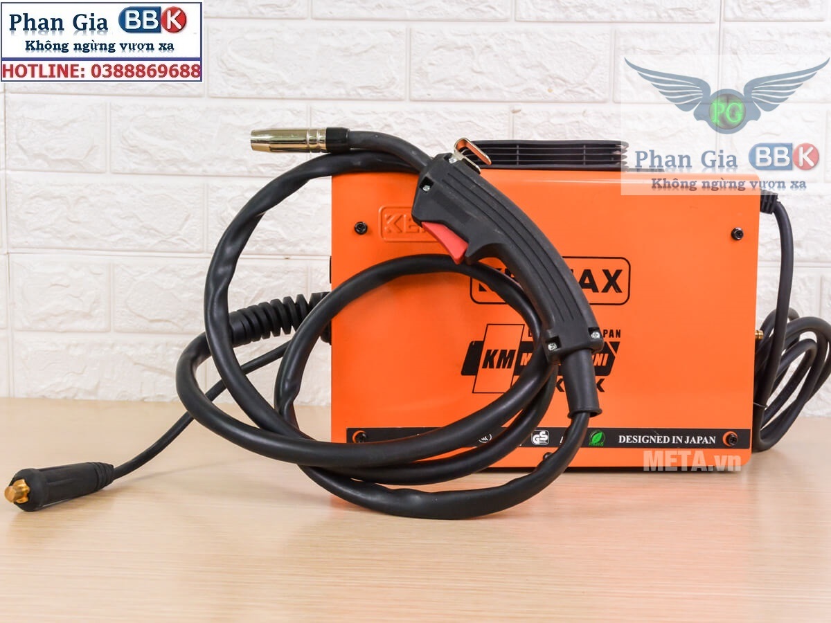 Máy Hàn MIG + Que KENMAX MIG-200 Mini + 1 Cuộn Dây Hàn 1Kg