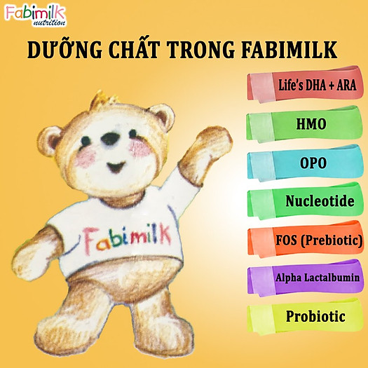Sữa Fabimilk Số 3 400g dành cho trẻ từ 12-36 tháng