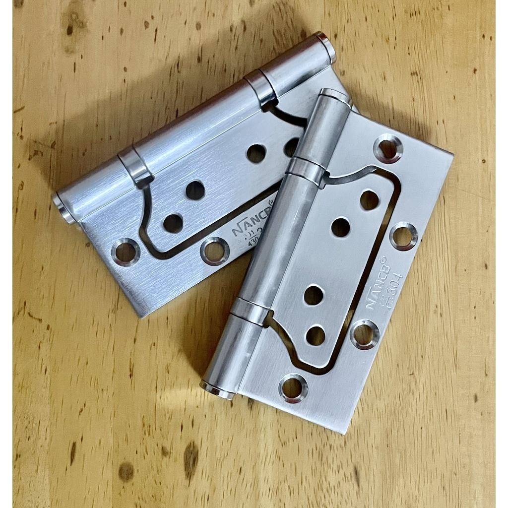 1 cặp bản lề âm dương inox 304 sử dụng cho mọi loại cửa nhôm, gỗ, sắt