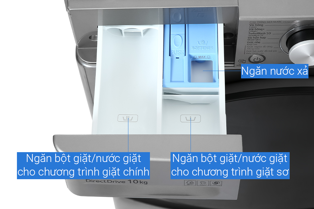 Máy giặt LG Inverter 10 kg FV1410S4P - Chỉ giao tại HCM