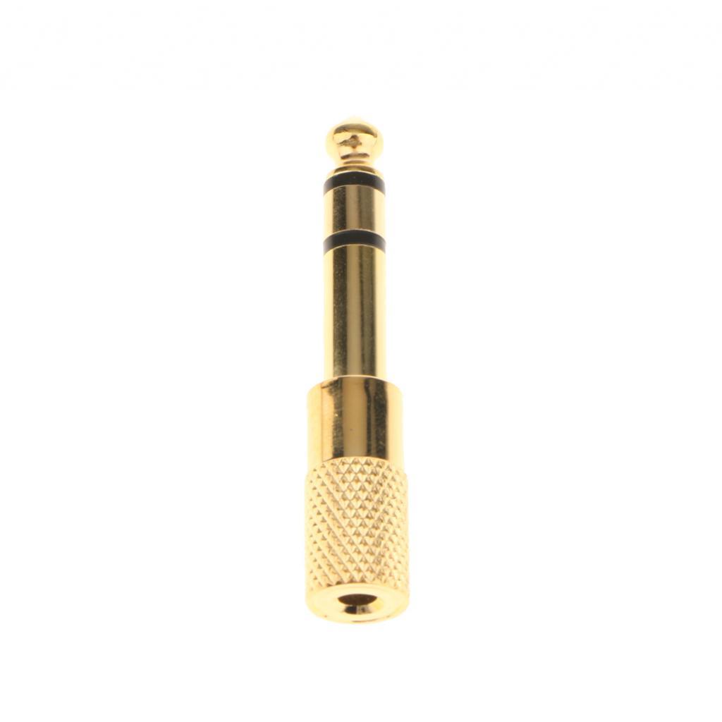Headphone Adapter 6.35 mm Male to 3.5 mm Female Pulg