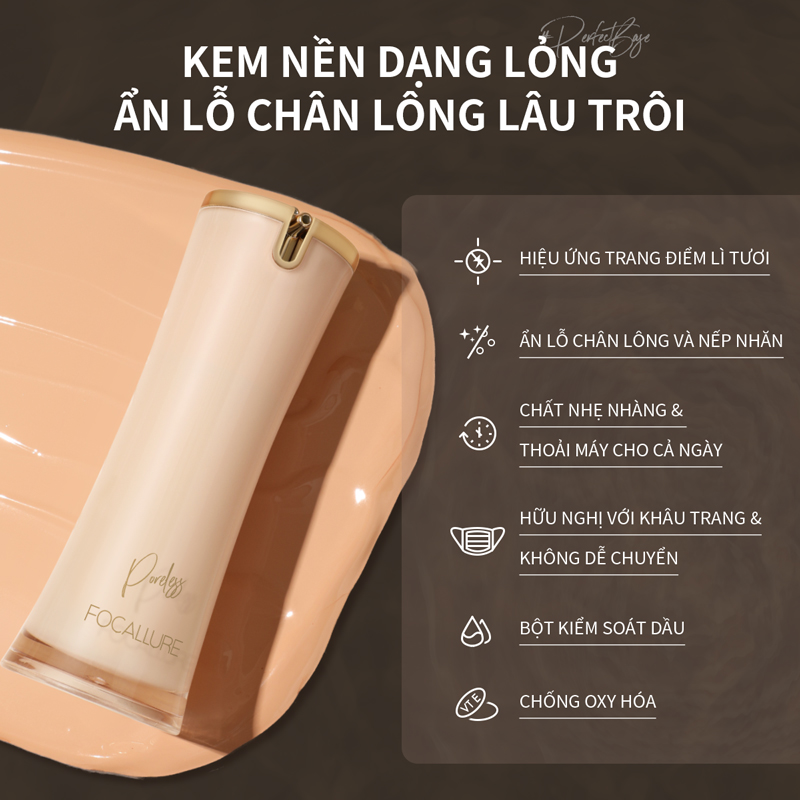 Kem bắt sáng FOCALLURE tạo khối 6g