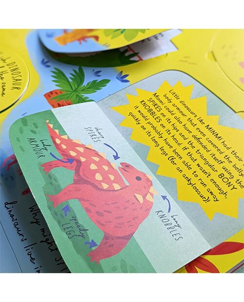 Large Question &amp; Answer Flap Book -Dinosaurs by Kathryn Selbert