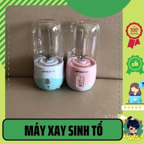 Máy Xay Sinh Tố Cầm Tay Mini 4 Lưỡi Dao HONGUO Nhựa ABS HH0022