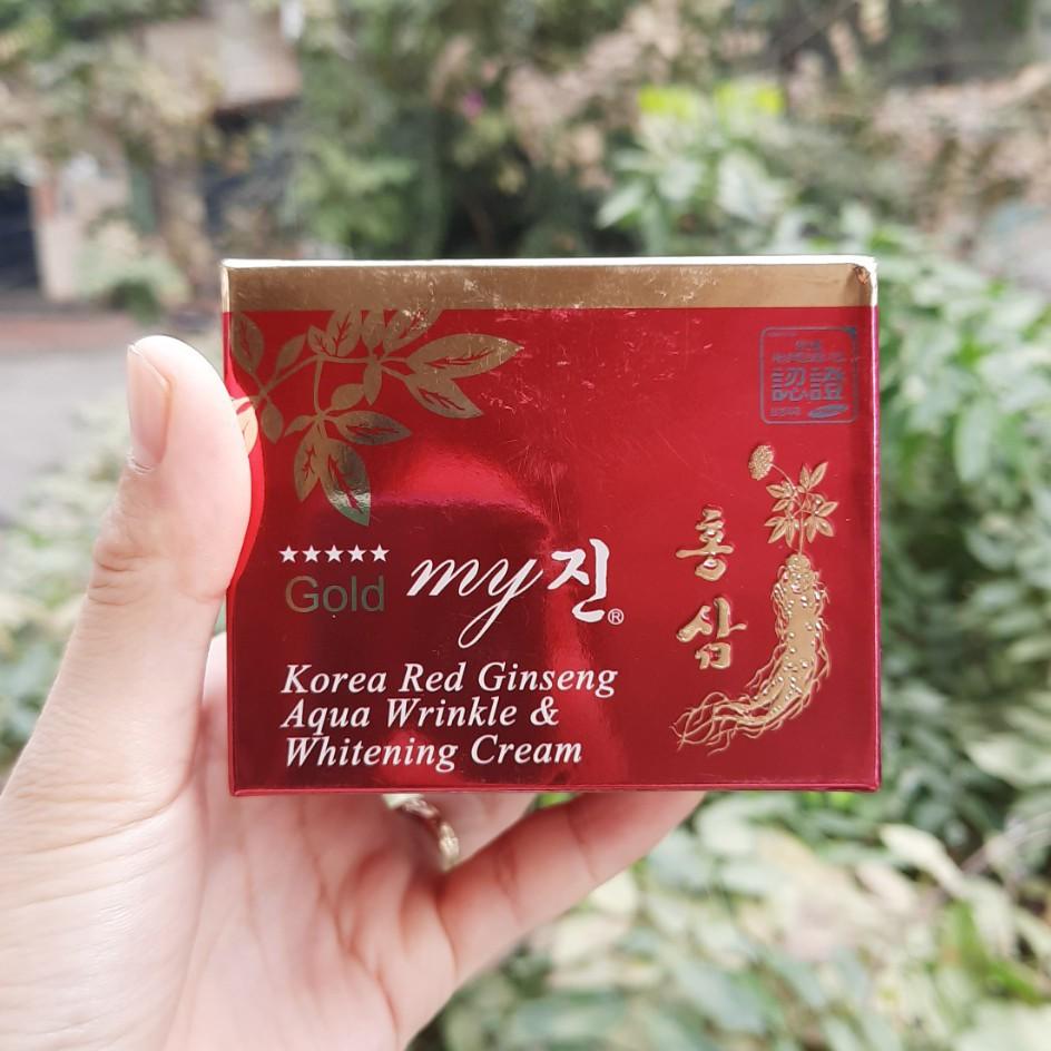 Kem sâm dưỡng da tổng hợp ngày và đêm My Jin Gold Hàn Quốc 50ml