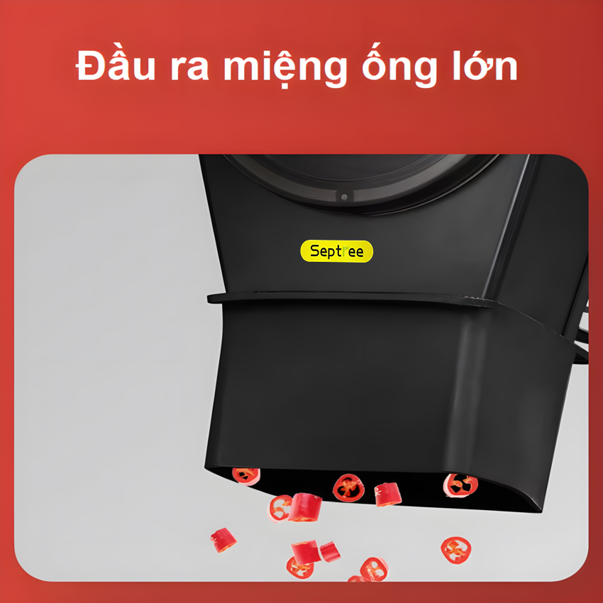 Máy thái lát, thái sợi hành lá, tỏi, ớt và rau củ quả dùng cho quán ăn, nhà hàng thương hiệu Mỹ cao cấp Septree GJ806 công suất 850W - Hàng nhập khẩu