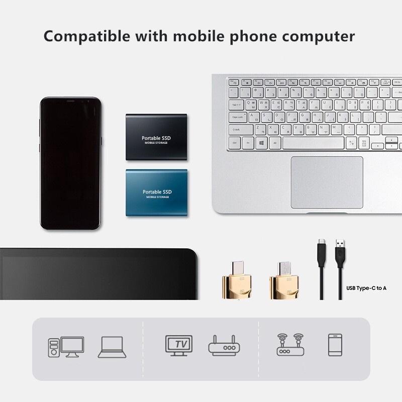 Ổ Cứng di động SSD 16TB/30TB ổ di động 4TB/8TB Usb 3.0 Loại-c HD ổ cứng ngoài 1TB/2TB