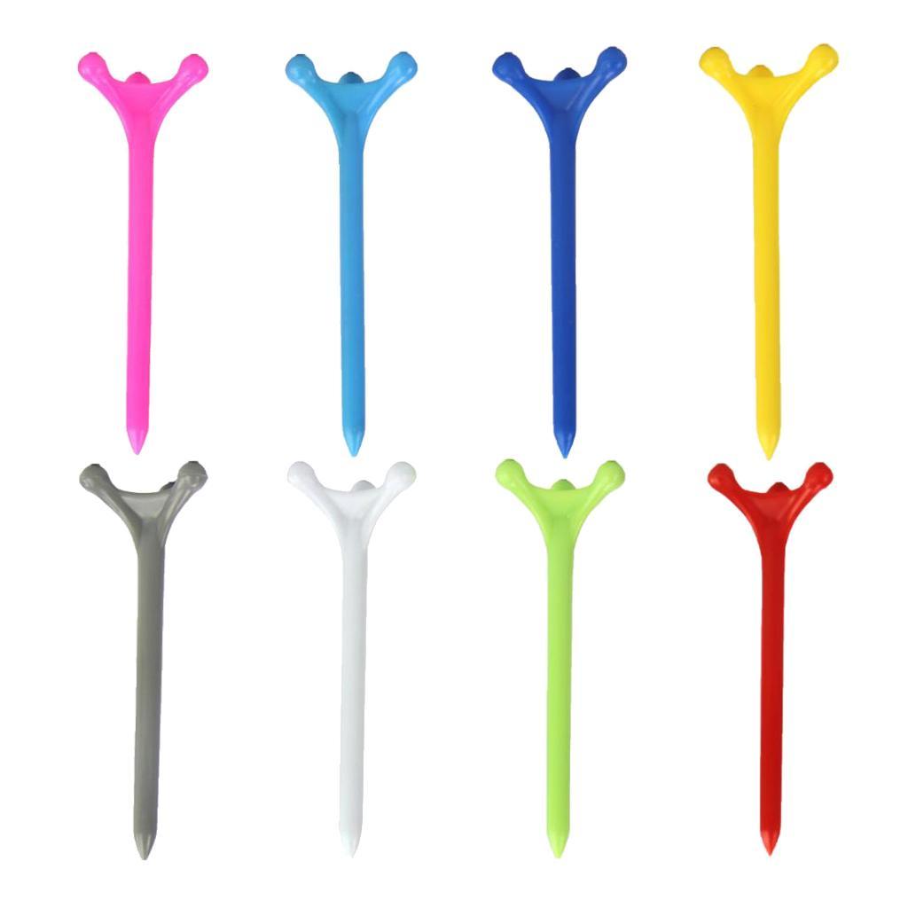 8 Pieces ABS Golf Tees 80mm Tees 3 1/4 Inch Golfer Tee Replacement