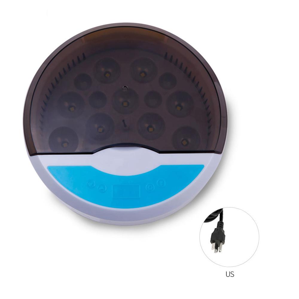 Máy ấp trứng kỹ thuật số đèn led Điều khiển nhiệt độ tự động bằng nhựa BBS,ấp được 9 quả