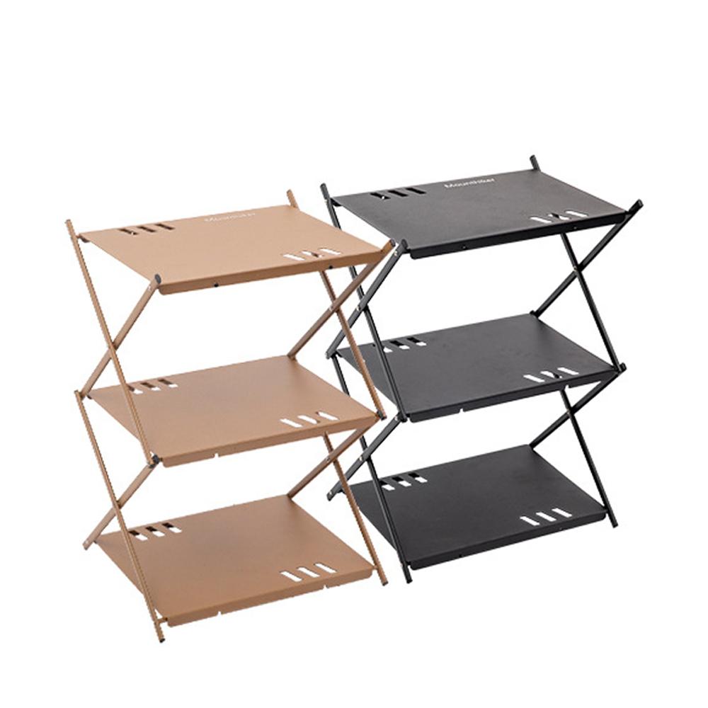 Outdoor Camping Cups Bowls Detachable Storage Rack Hung Shelf With Panel Hole Aluminum Alloy Bracket Picnic BBQ Tableware Cookware Storage Rack Campsite Tools Shelf