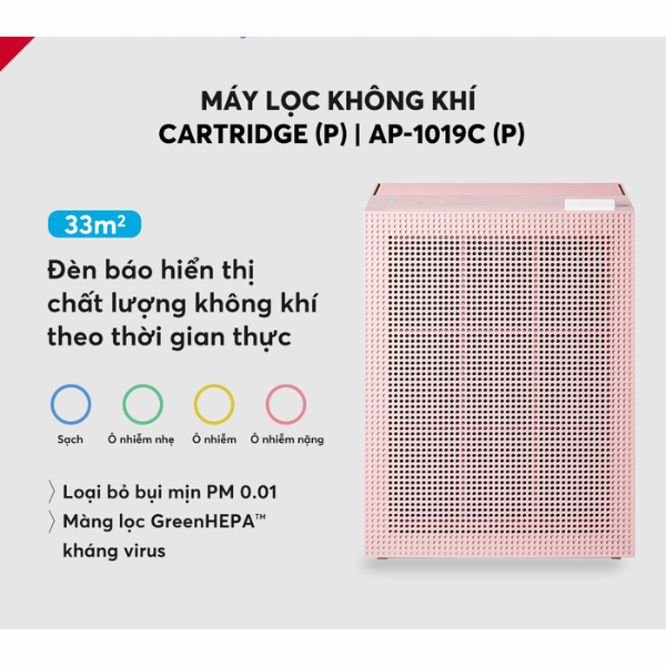 Máy lọc không khí Coway Cartridge AP-1019C - Hàng chính hãng