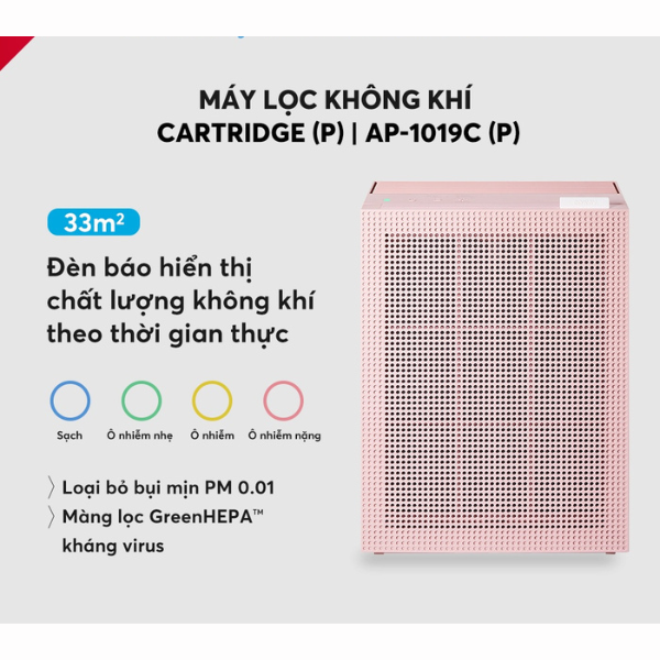 Máy lọc không khí Coway Cartridge (P) AP-1019C (P) - Hàng chính hãng