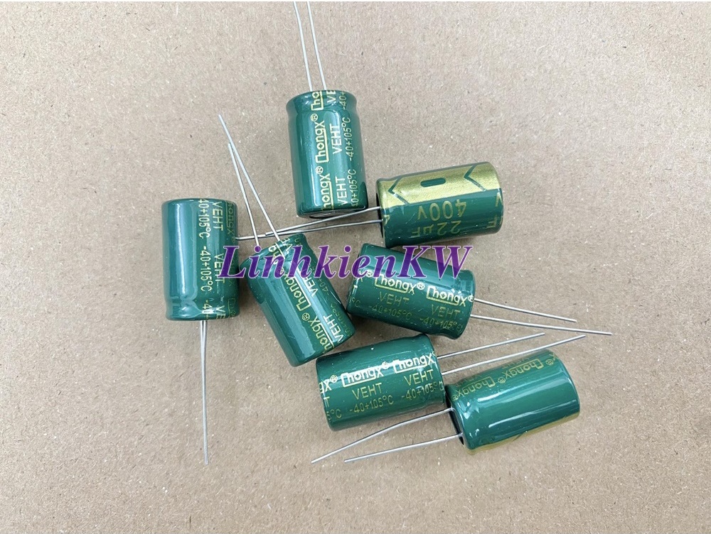 Tụ Hóa 22uf 400v Mới, Chính gốc.
