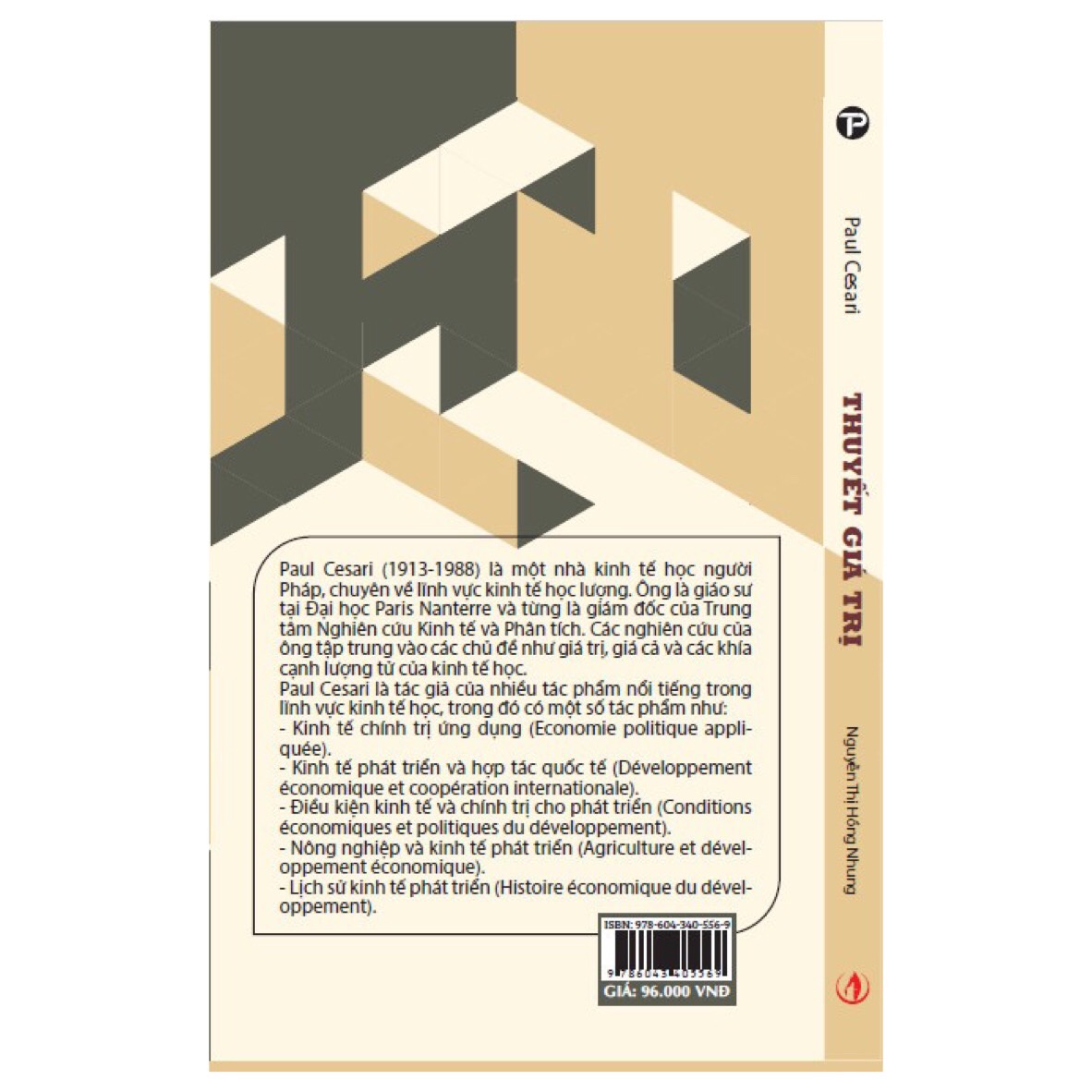 Thuyết Giá Trị - Paul Cesari - Nguyễn Thị Hồng Nhung dịch -