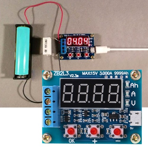 MẠCH TEST DUNG LƯỢNG ZB2L3 CHO PIN LI-ION LITHIUM 18650 1.2 – 12V